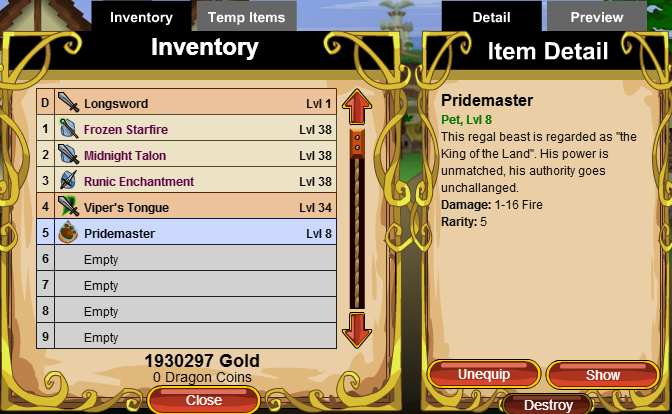 dragonfable gold and exp generator
